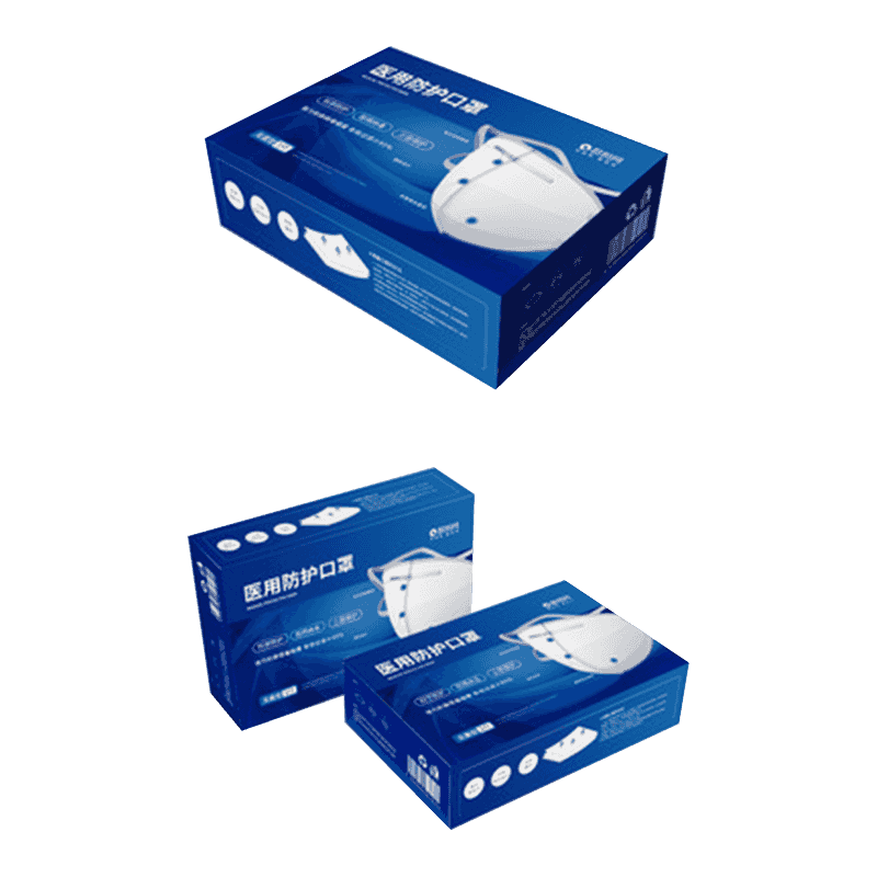 골판지 일회용 마스크 포장 상자