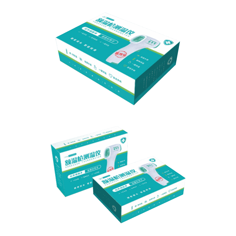 골판지 온도 건 포장 상자