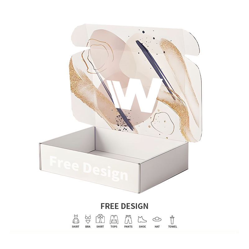 웨이브 골판지 의류 포장 상자